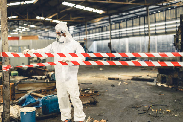 Professional Biohazard technician working in Carrollton, OH